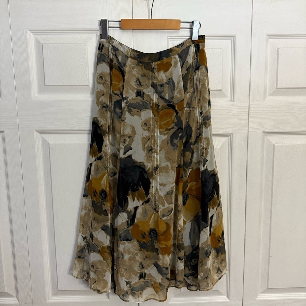 east5th Watercolour floral long skirt 8